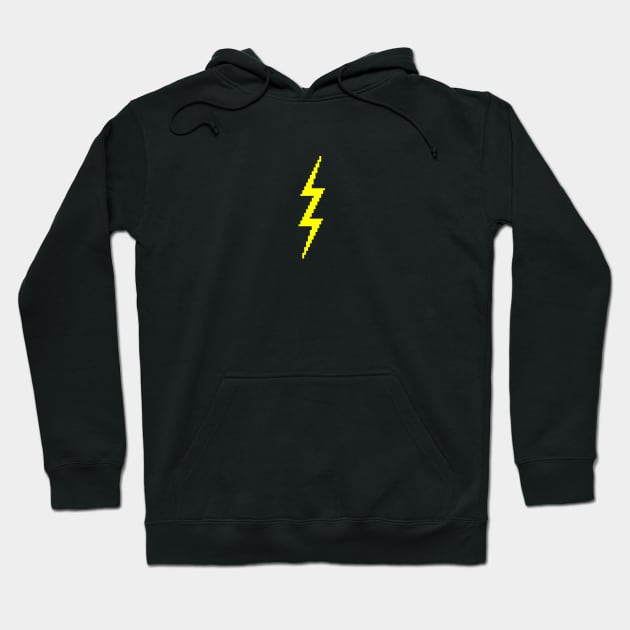 Pixel Lightning Bolt Hoodie by EvilTees